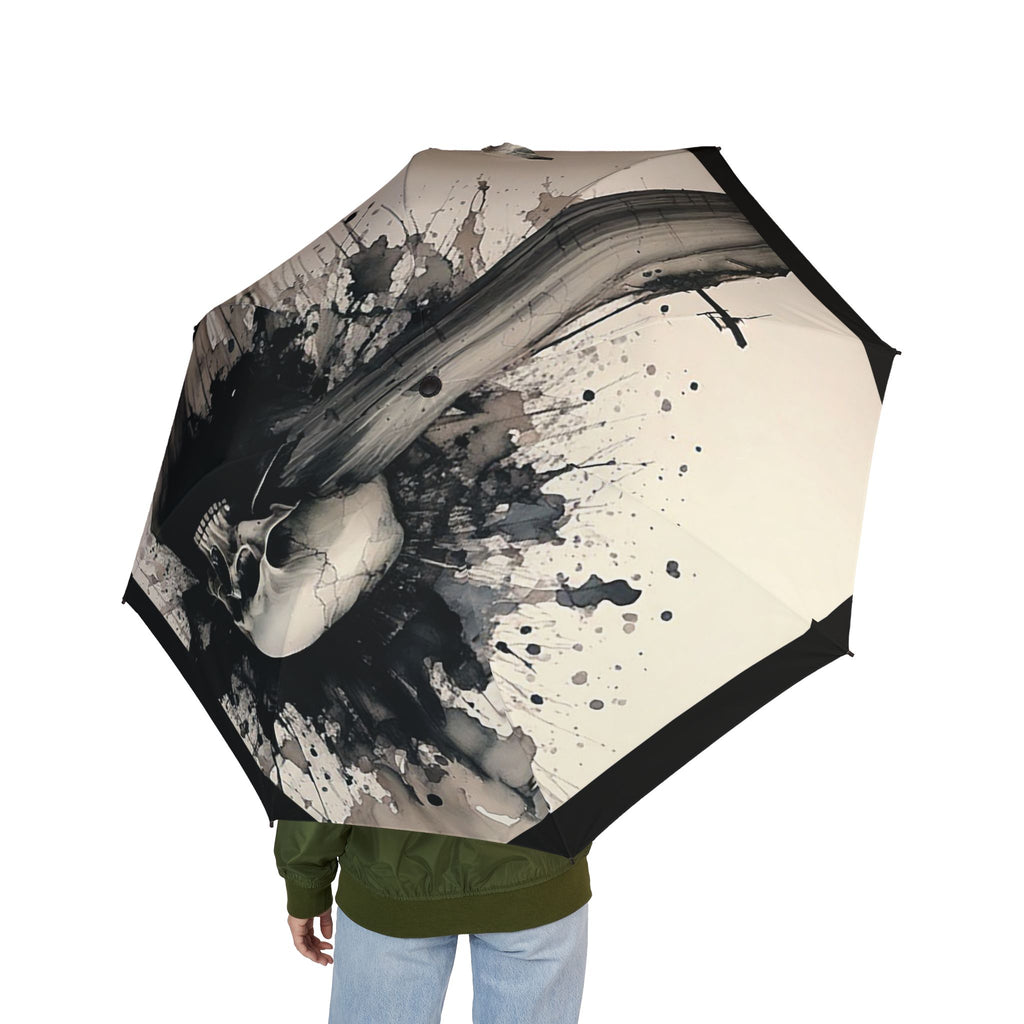 Goth Skull Umbrella