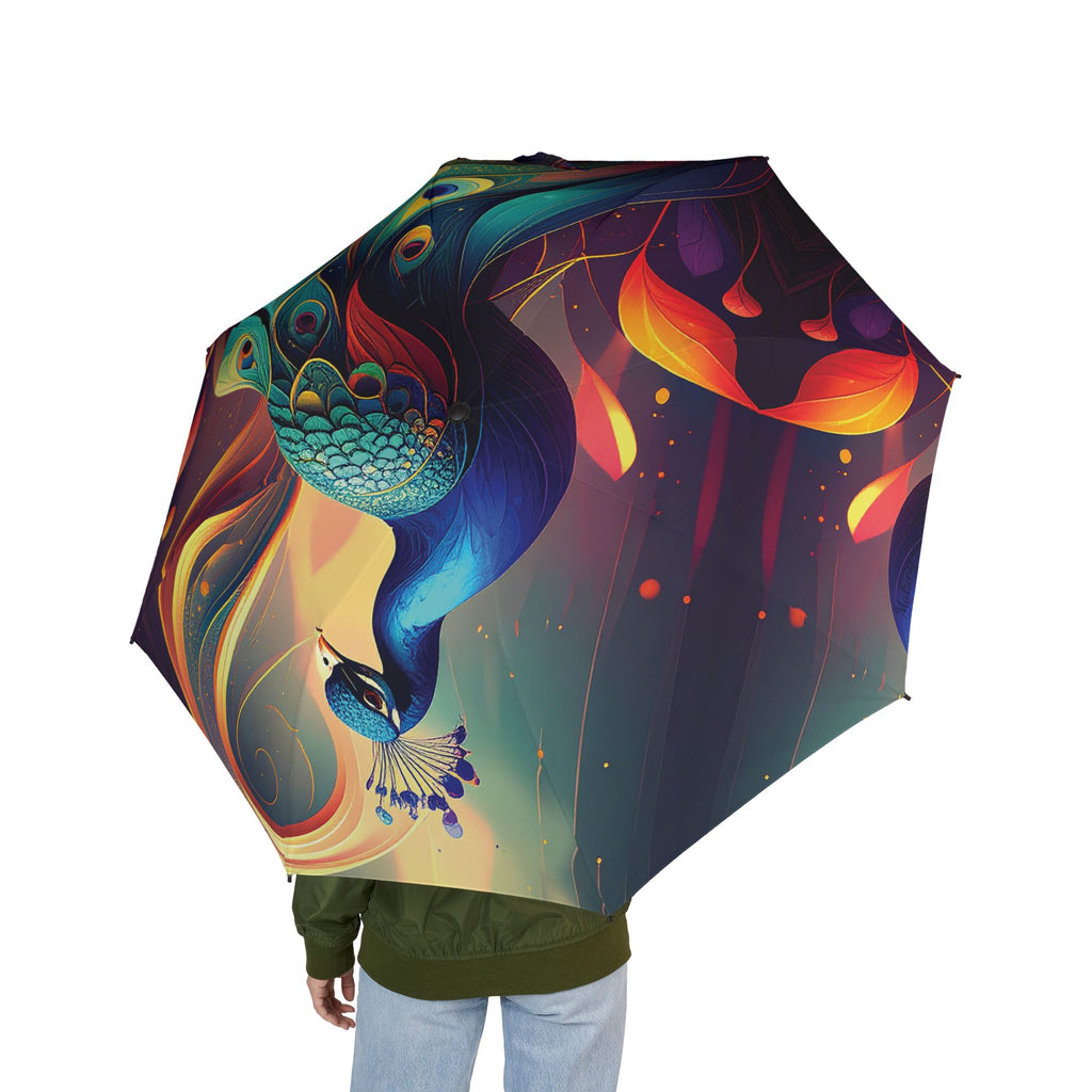 Surreal Peacock Umbrella