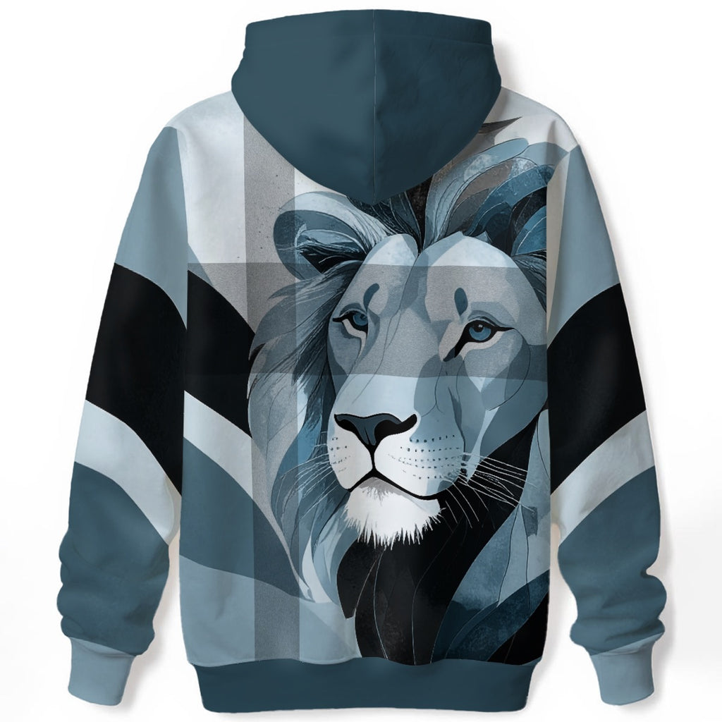 Geometric Lion Hoodie