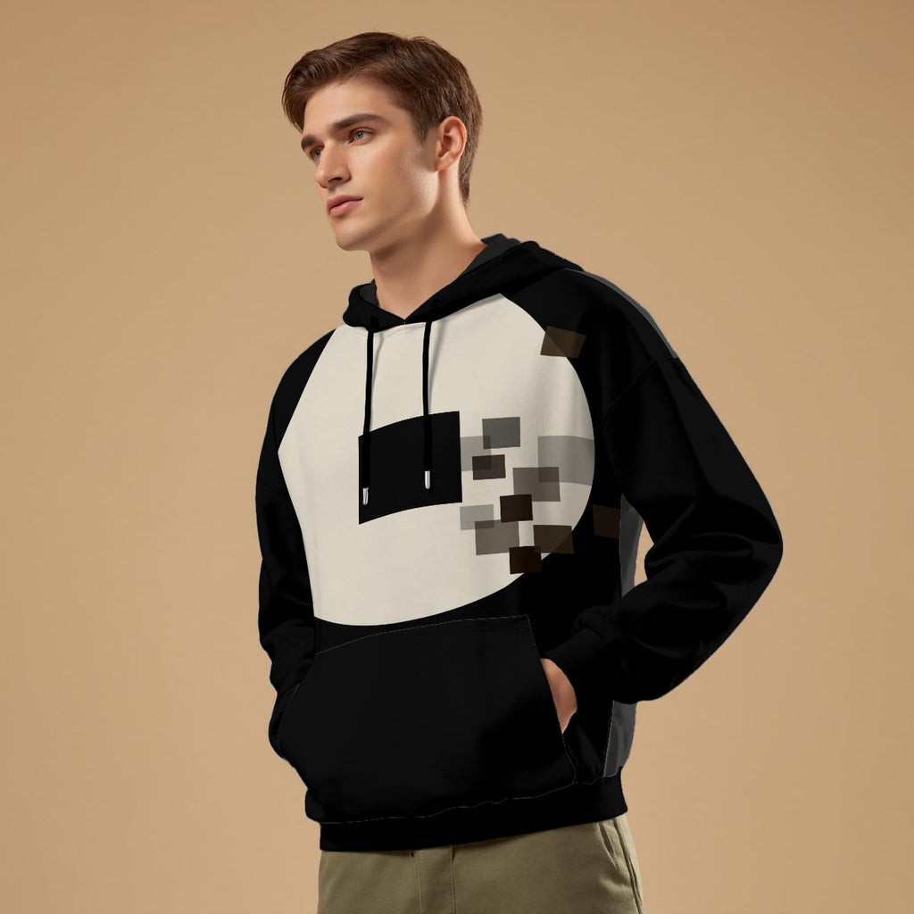 Geometric Pixel Hoodie