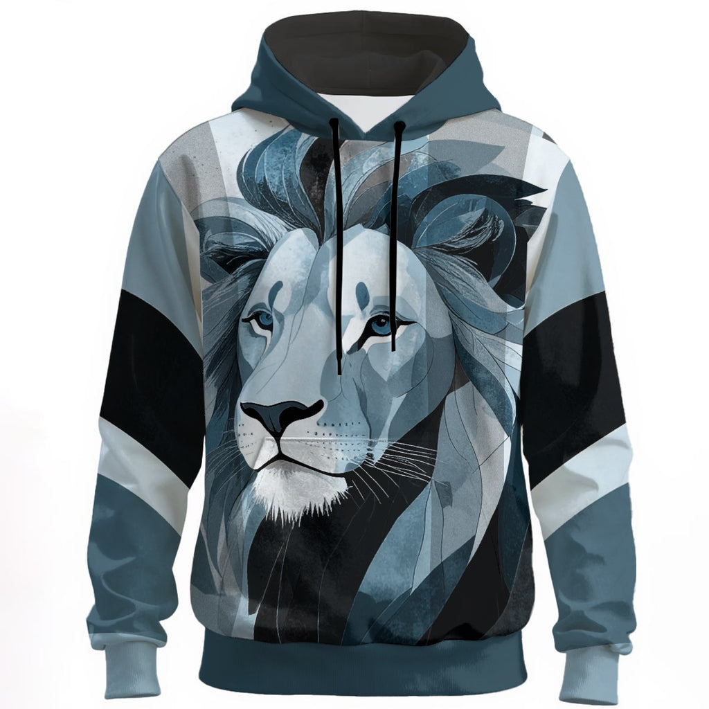 Geometric Lion Hoodie