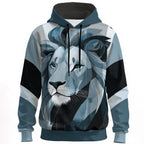 Geometric Lion Hoodie
