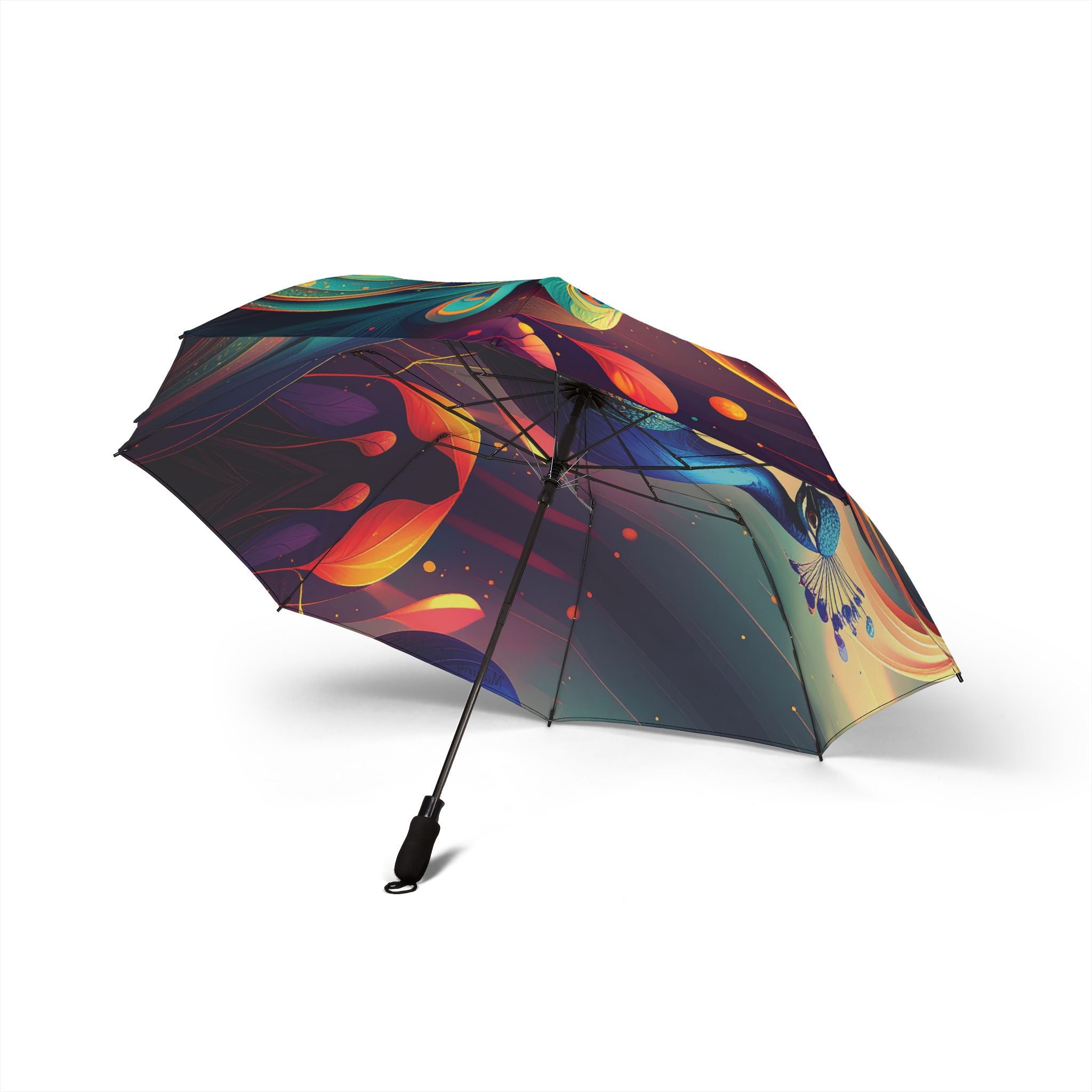 Surreal Peacock Umbrella