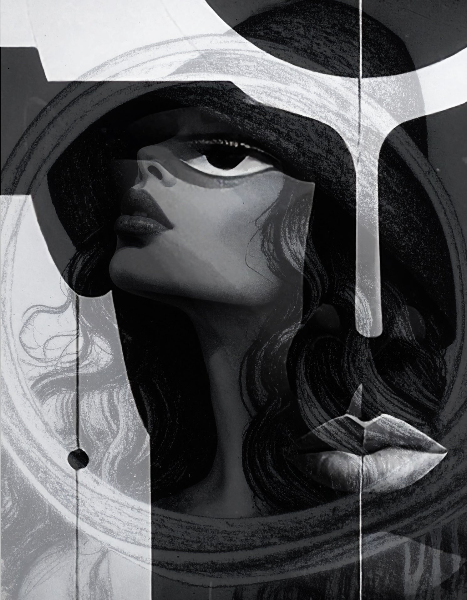 The Plastic Surgeon conceptual art print depicting unequal power between surgeon and client in transformation