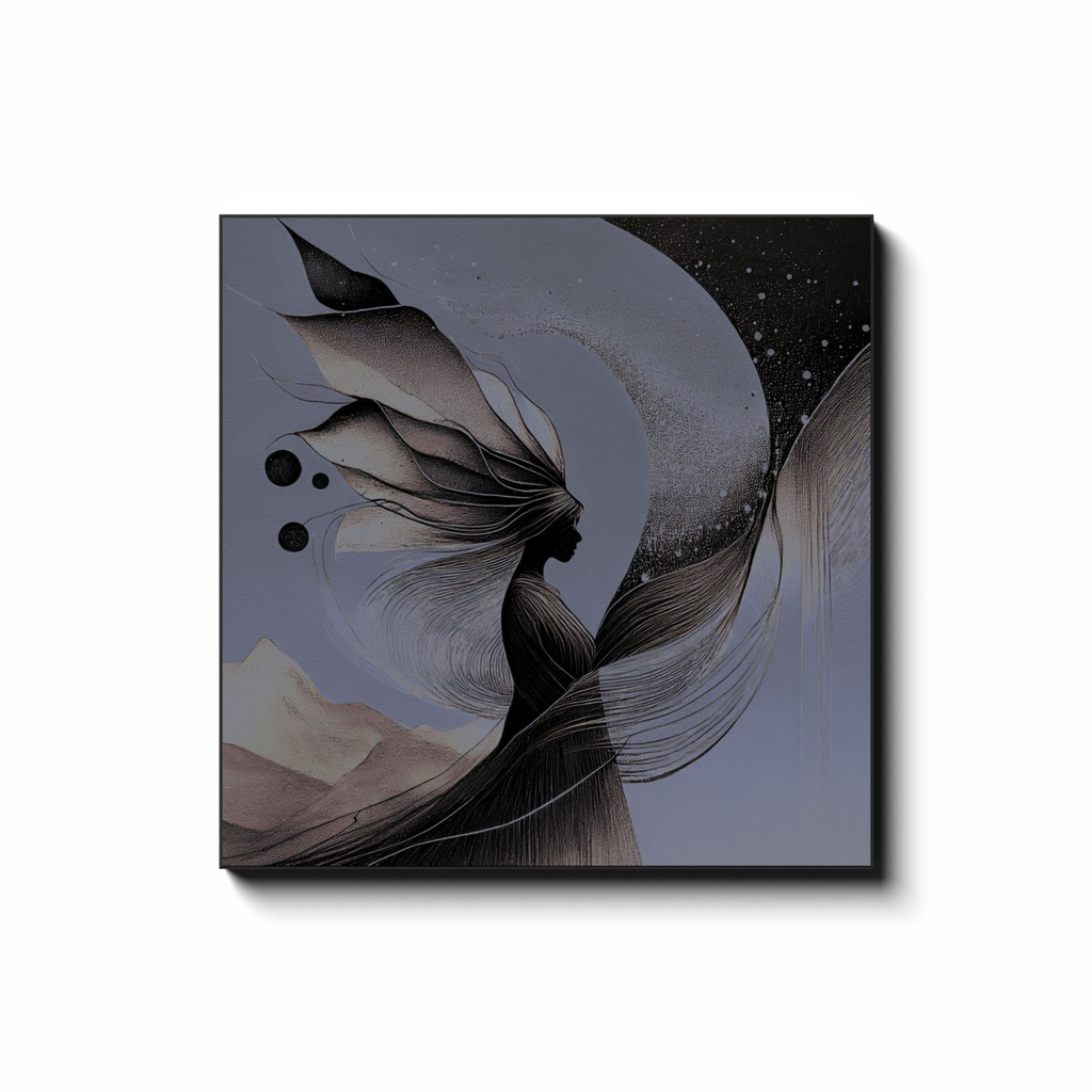 As One - abstract silhouette showing universal connection
