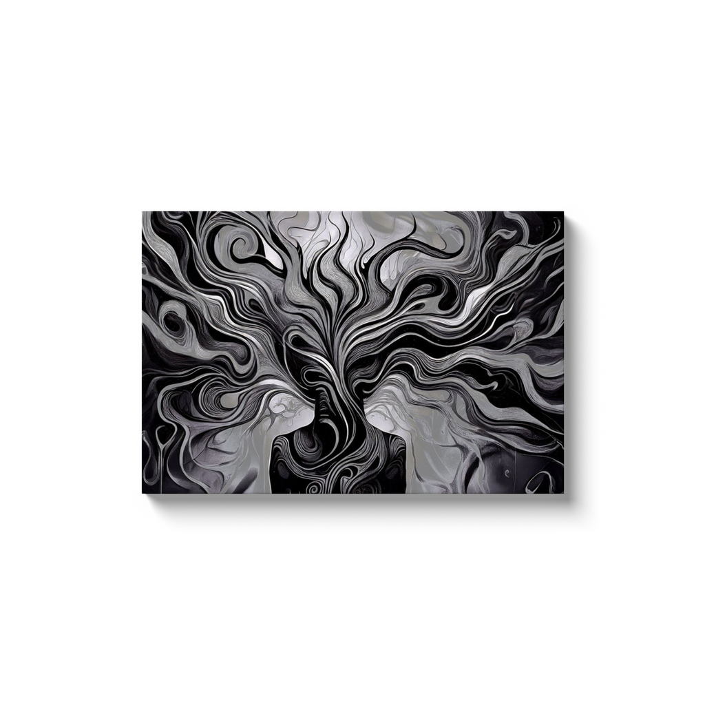 Single Mother expressive canvas art showing stress pressure and accumulated responsibility of constant caregiving